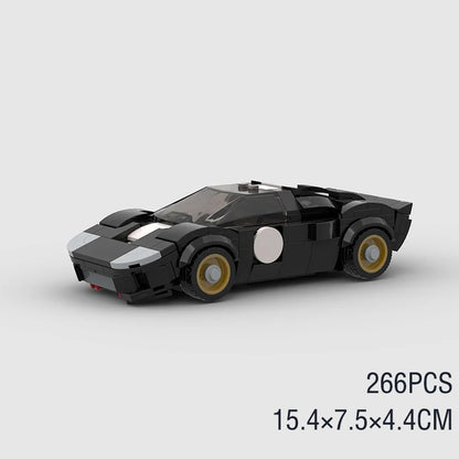 MOC Speed Sports Super Race Car Model Building Blocks Pickup Police Bricks City Racing Vehicle SUV Technical Rally Sport Toy