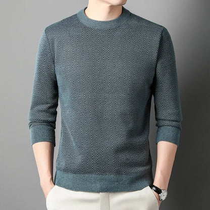 Cashmere Blend Sweater Men Pull Homme Autumn Winter Sweter Male Clothes Sueter Hombre Man Pullover Sweaters Warm Knitwear