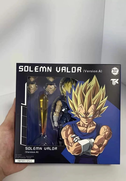 In Stock Black Hole Toys & TK Dragon Ball SHF Super Saiyan SSJ Majin Vegeta Full Power Anime Action Figures Models Gifts Toy