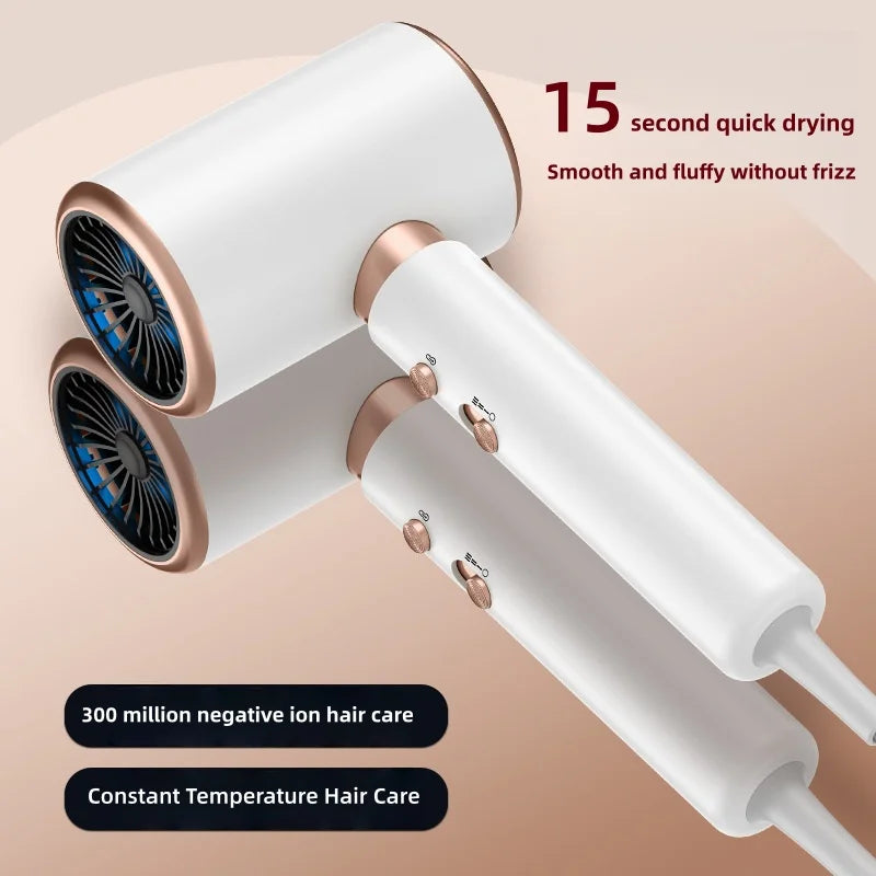 2400W High-Power 15 Second Fast Drying Negative Ion Constant Temperature Hot And Cold Air High-Speed Hair Dryer EU/US/UK Plug