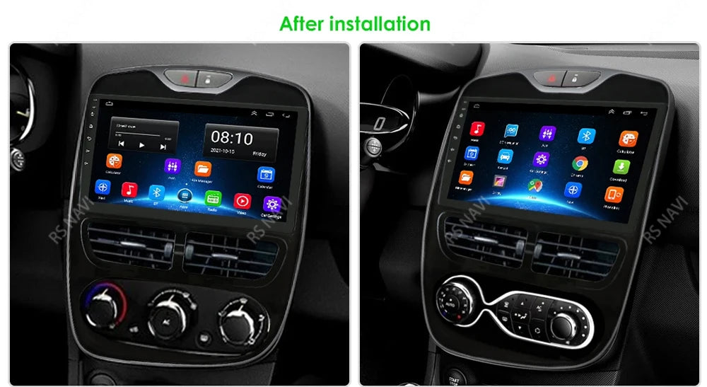 Android 15 Carplay Auto WIFI+4G For Renault Clio 3 4 2012 2013 2015 - 2018 Car Radio GPS Stereo Multimedia Player 2din Wireless