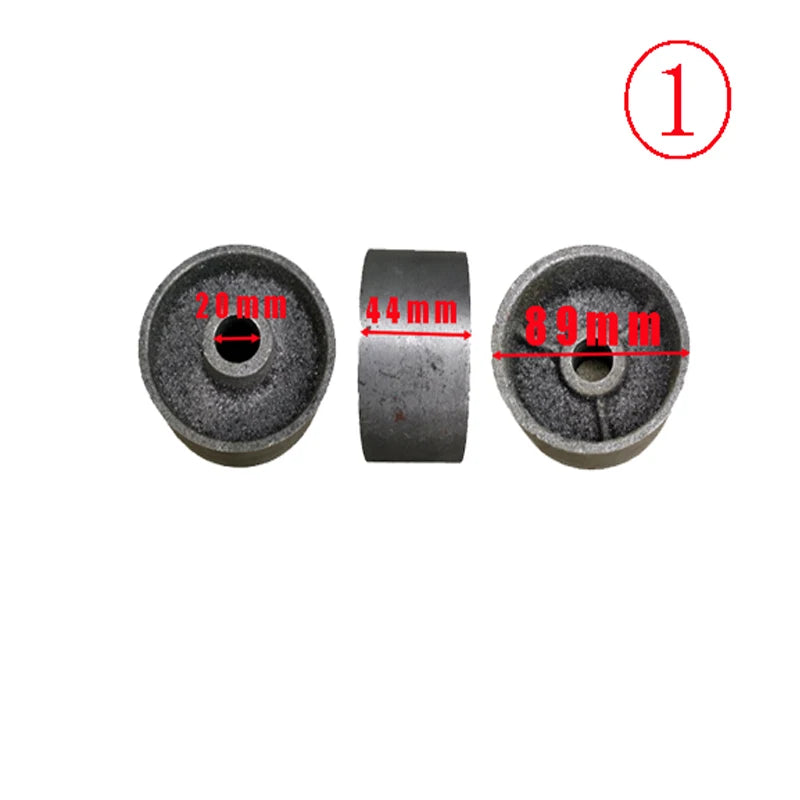 3T Horizontal Hydraulic Jack Accessories - 2.5Tons 3 Tons Torsion Spring Universal Wheel Pallet Front Wheel for Workshop Repair