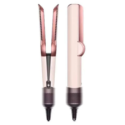 2 IN 1 Professional Hair Straightener & Hair Dryer Heat-Up Hair Flat Iron Negative Ion Iron Long-Lasting Styling Tool