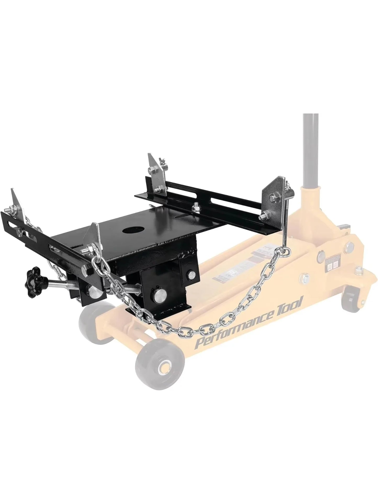 OMT transmission floor jack adapter for vehicle maintenance, 1/2 ton high capacity