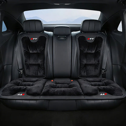 Car Seat CushionFor Audi TT Warm Flannel Thick Plush Universal Rear Seat Backrest Protector Cover
