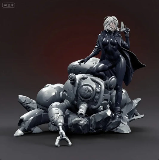 The height of man 38mm 50mm 75mm Resin model kits beauty colorless and self-assembled TD-7251/3D