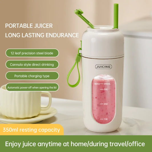 350Ml New Juicer Portable Wireless Charging Juice Cup Student Home Multifunctional Juice Office Juicer Kitchen Breakfast Tools