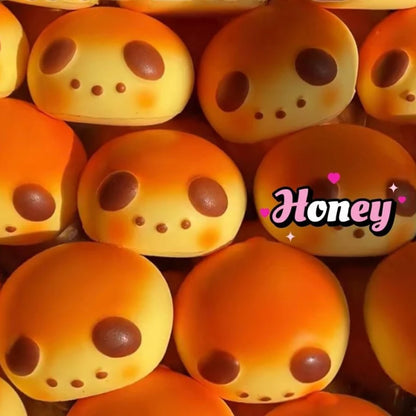 Cute Bread Squishy Slow Rising Squeeze Fidget Toys Funny Stress Relief Anti-stress Pinch Mochi Squishy Toy For Kids Party Gift