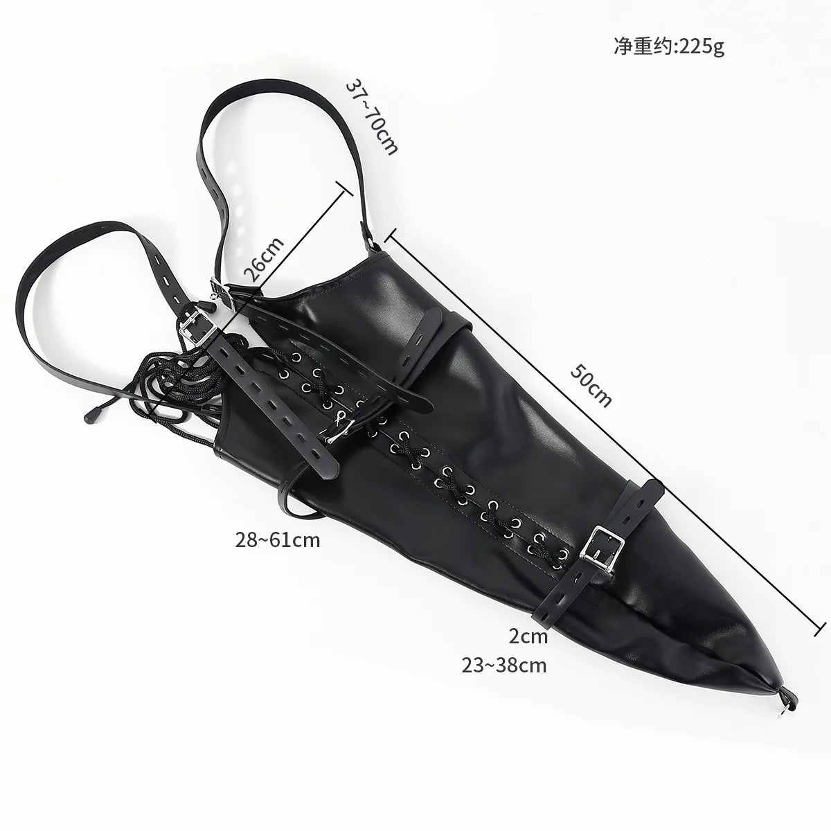 BDSM Leather Single Arm Restraint Sleeve Bondage Slave Straightjacket Men Women Adult Sex Toy Role Play Fetish Gear Tools
