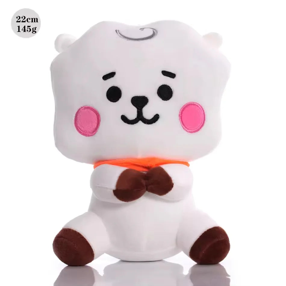 Hot BTed 21Plush Toys Kawaii Mini Keychain Anime Pendant Ornament for Kids 12-22cm Bt Peripherals Soft Stuffed Animals Doll Gift