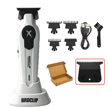New 2026 BRDCLIP FA1T Green Professional Hair Trimmer Barber Carving Gradient Finish Machine Electric Clipper with Charger Stand