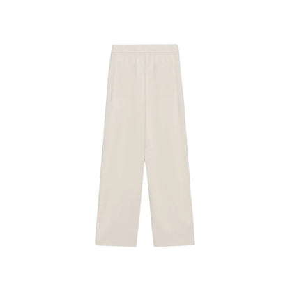 Women's Pilot Jacket Coat High Waist Commute Line Decor Straight Leg Pants Two Piece Set Long Sleeve Stand Collar Jacket