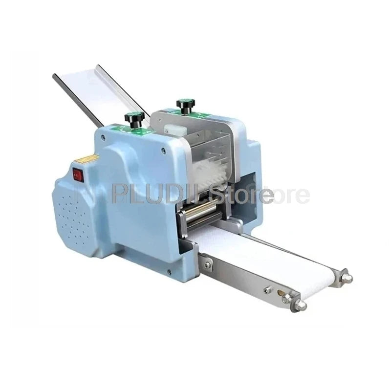 Electric Automatic Dumpling Wrapper Wonton Skin Machine Dough Rolling Press Commercial Round Square Dumpling Skin Maker