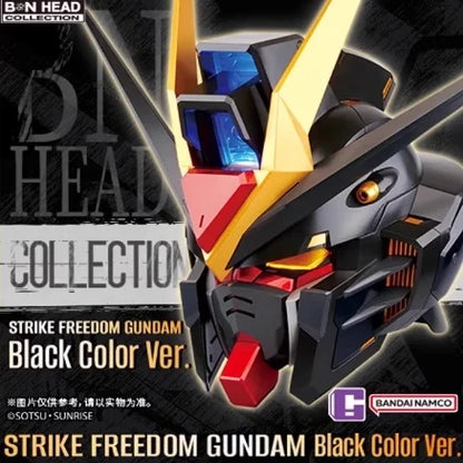 In Stock Bandai BN Head Collection Vol.2 ZGMF-X20A Strike Freedom Anime Figure Assembly Model Toy For Boys Birthday Gift