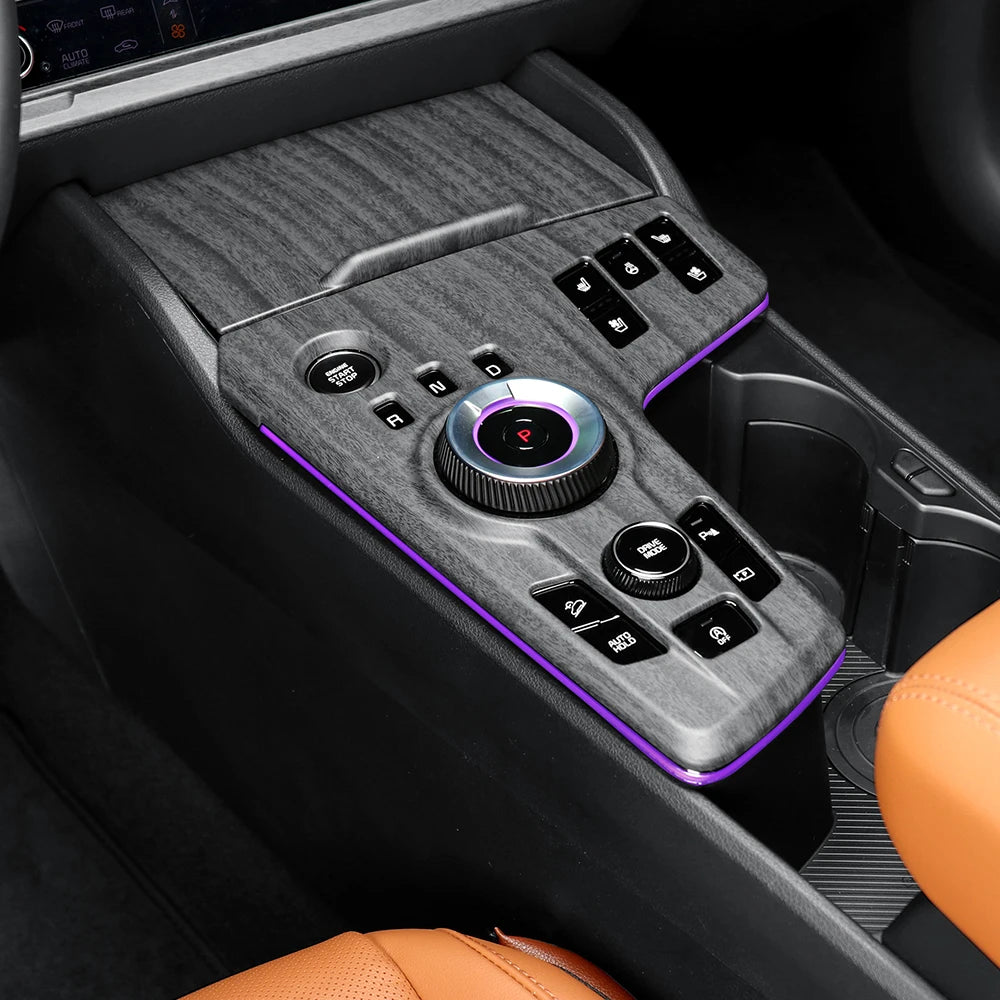 Car Center Control Panel For Tuning Kia Sportage NQ5 2022 2023 Left Hand Drive Gear Shift Cover Central Decal Protection