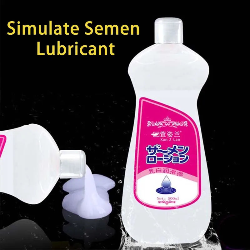Simulate Semen 500ML Lube Products Lubricant for Sex Water Japan Base Personal Sex Oil Vagina Anal Sex Gel for Gay Lubricants