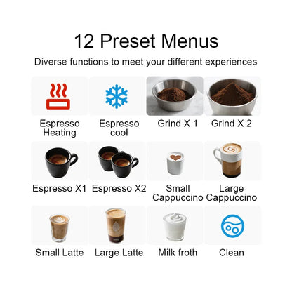 Home Coffee Machine Grinder Milk Carton Home Automatic Coffee Machine