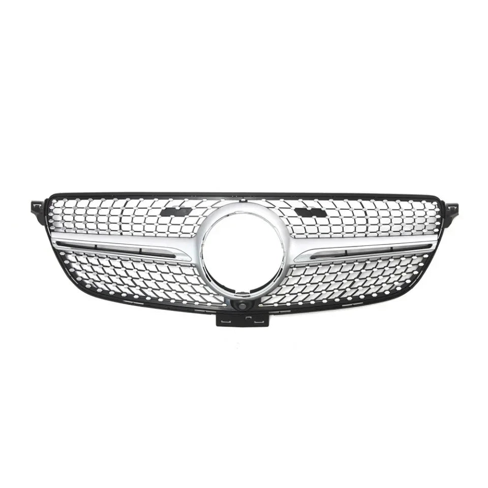 XVIP Front Chrome Diamonds Style Racing Grille For Mercedes Benz GLE C292 GLE350 GLE450 GLE500 GLE43 AMG 2016-2019 Upper Grilles
