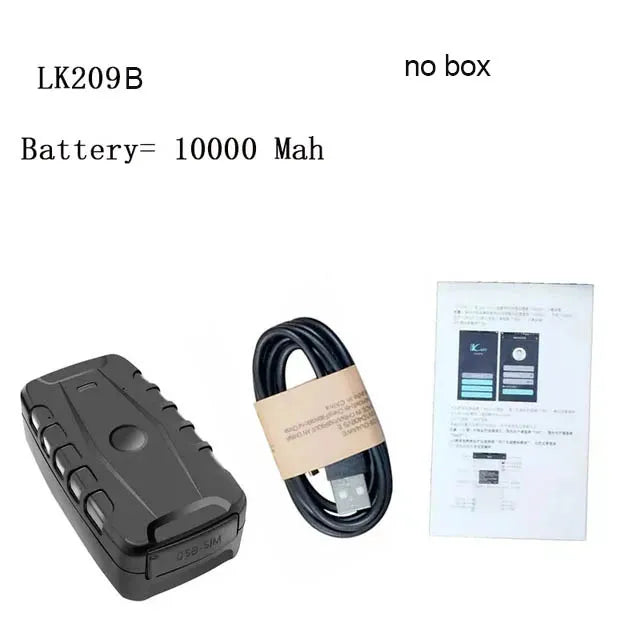 GPS Tracker LK209C 10000mah 20000mAh Real-Time Tracking Vehicle Locator Strong Magnet 240 Days Long Standby Free App gps tracker