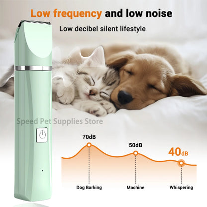 New 4-in-1 Electric Pet Multi functional Beauty Tool Set Dog Hair Clipper Rechargeable Pet Hair Clipper Shaver Cat Supplies