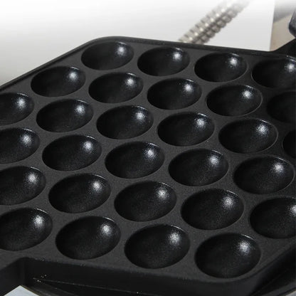 Commercial electric double head 110V 220V Non-stick bubble egg waffle maker machine eggettes bubble puff cake oven