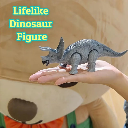 Dinosaur World Kinetic Play Set, Walking Cute Animal Toys, Moving Dinosaur Educational Toys, Interactive Playsets for Kids