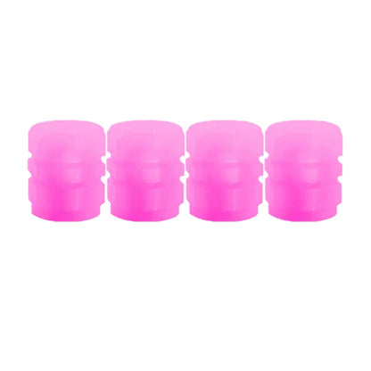 20Pcs Luminous Tire Valve Caps Car Fluorescent Tyre Valve Stem Caps Cover Night Glowing Bike Motorcycle Car Wheel Decoration