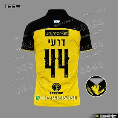 Sports POLO Shirt Summer Men Casual Short Sleeve Lapel Printed T-shirt Striped Retro Fashion Top Outdoor Team Breathable POLO