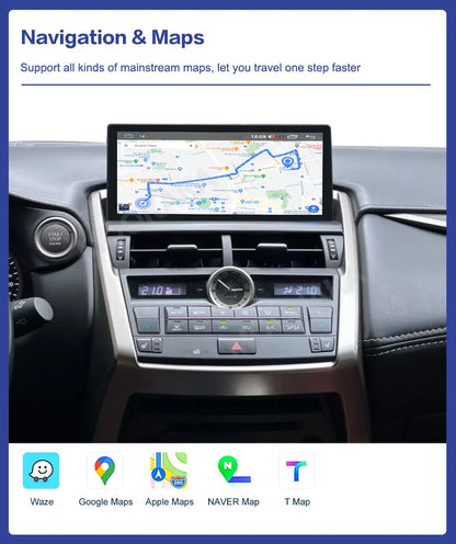 Linux Car stereo CarPlay FOR Lexus RX RX200 RX270 RX300 RX350 RX400h RX450h 2009-2021 Car Radio GPS navi player HD touch screen
