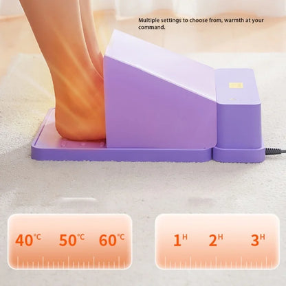 500W Foot Space Heater Multifunctional Safe Quiet Electric Protable Foot Warmer Adjustable Temperature With Remote Control