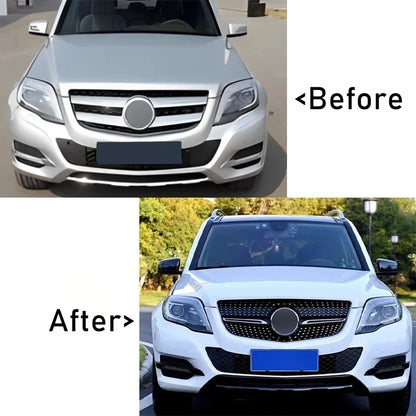 2013 To 2015 for Mercedes-Benz GLK Class X204 GLK260 GLK300 GLK350 Front Bumper Grille Racing Grill Hood Mesh Diamond Style Grid