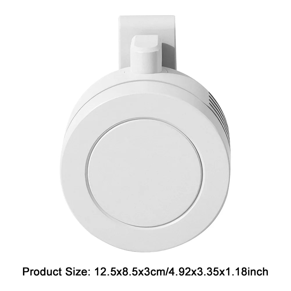 Mini Clip Fan Portable Neck Waist Fan Electric Air Cooling Fan 900mah USB Bladeless Fan Portable Air Cooler for Outdoor Home