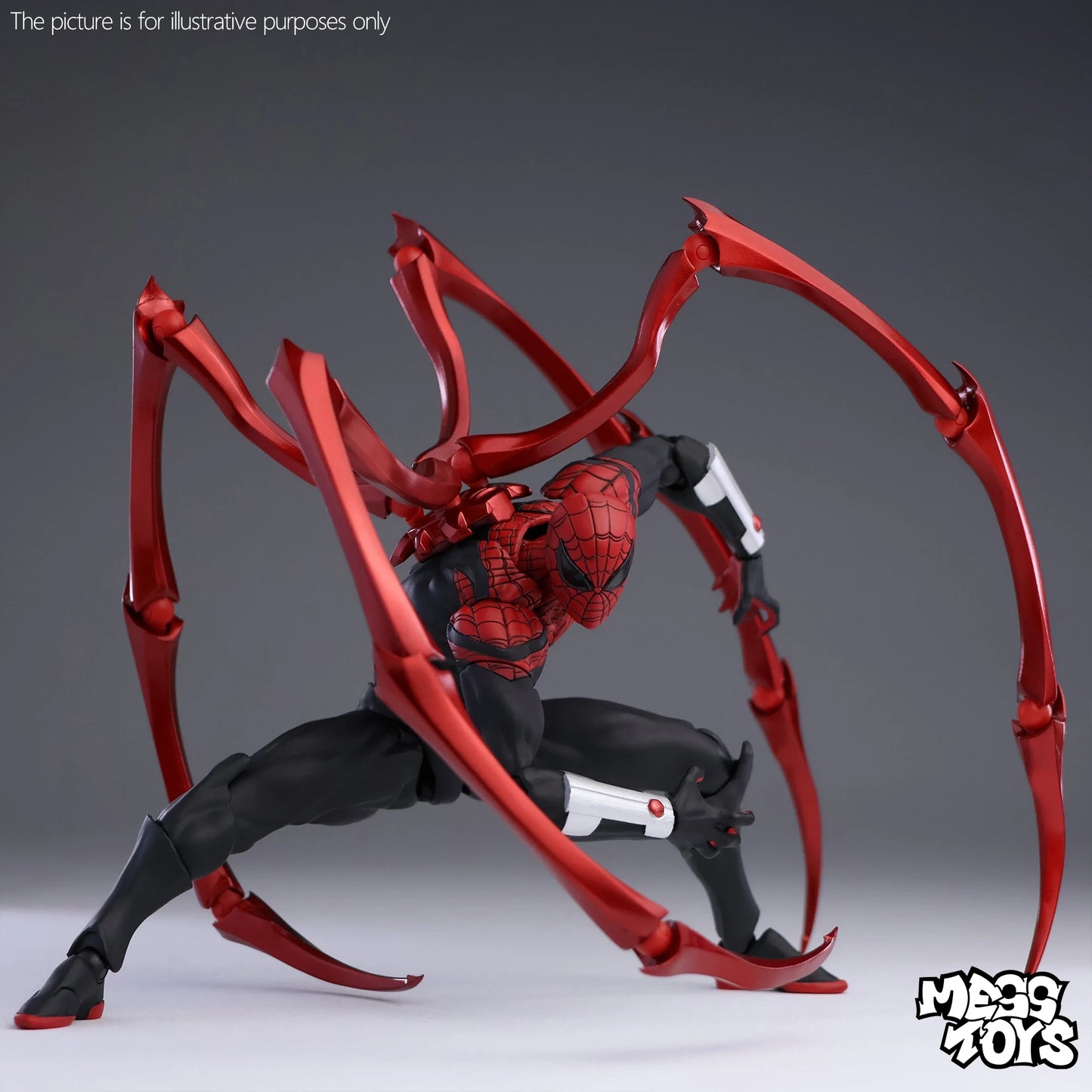 Hot Mess Toy Superior Spider-Man Doctor Octopus Action Figure - Handmade Collectible Toy For Children's And Fans By Peter Parker