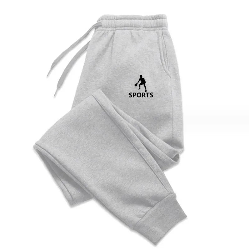 Summer 2026Men's casual drawstring joggers, soft cotton blend ankle-length pants with side pocket design