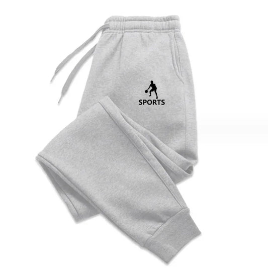 Summer 2026Men's casual drawstring joggers, soft cotton blend ankle-length pants with side pocket design