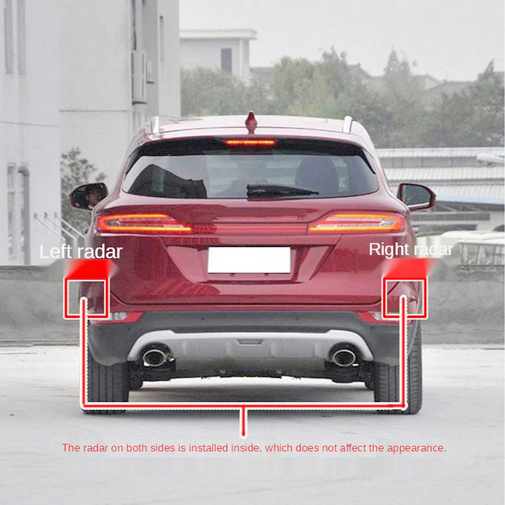 Automobile BSD Blind Area Monitoring Lane change Auxiliary System 24GHz Microwave Radar Assist vehicles in safely changing lanes