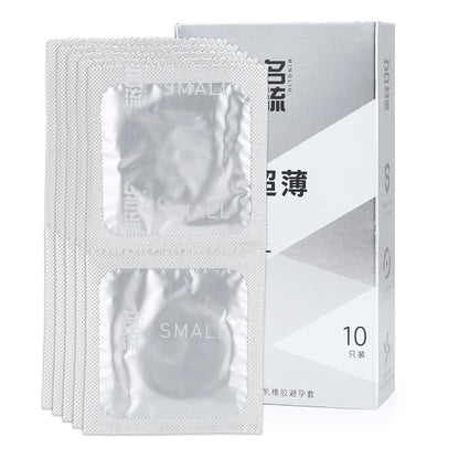 10pcs Small Size Ultra Thin Condoms For Men Long Sex Latex Tight Condom Adult Penis Sleeve Sex Toy Produtcs