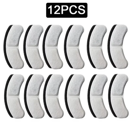 A98I-Pet Water Dispenser Filter Cartridge Set 12Pcs Cat Water Fountain Replacement Parts For Dog Feding And Drinking Supplies