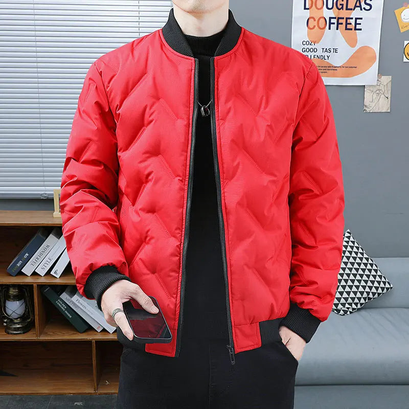 Outdoor Coat Leisure Cotton-padded Jackets Couple Pure Cotton-padded Jacket Thickened Cotton-padded Jackets and Down Jackets Men