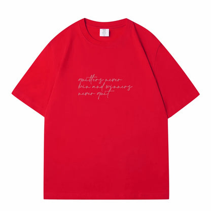 WAVLATII Women New Letter Printed T shirts Female White Casual Cotton Tees Lady Purple Summer Short Sleeve Tops for Young WT2342