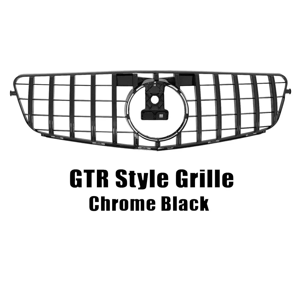 XVIP For Mercedes W204 Grille Benz C-Class C204 S204 2007-2014 C180 C200 C250 C300 C350 Diamond AMG GT Style Front Bumper Grille