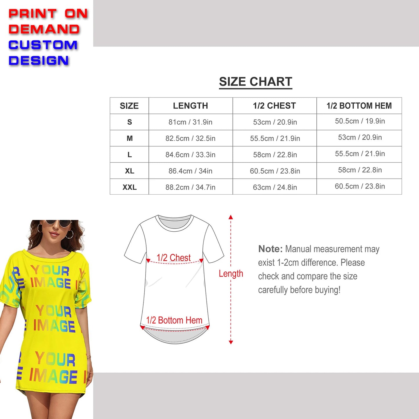 Customized Family Matching Clothes, Printed on Demand, Custom Images, Picture Woman Tops, Yoga Sportswear Shirt Party Uniforms