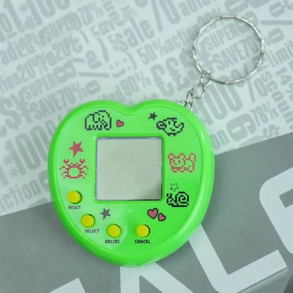 Collector's Edition Aqua Blue 3D Interactive Tamagotchi, Virtual Pet Retro Game Gift for Gamers