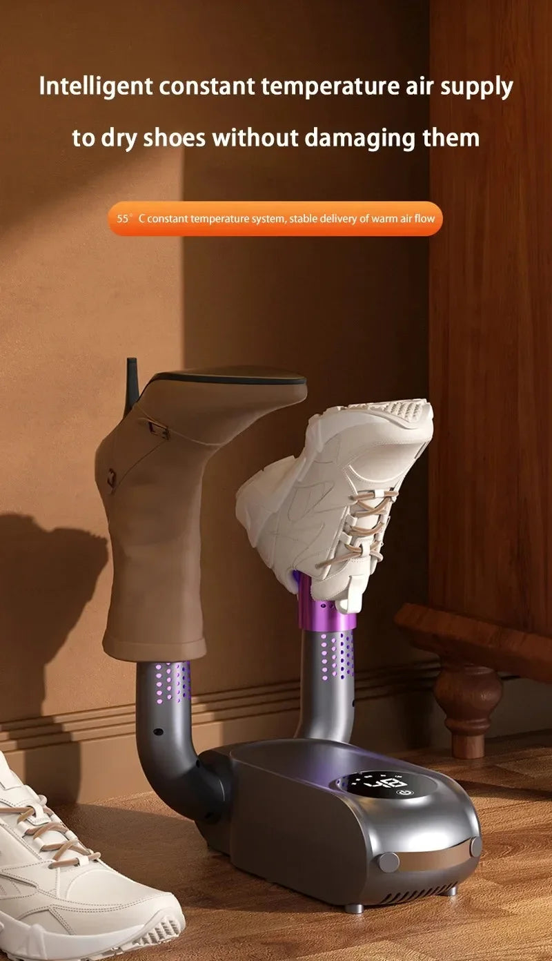 Gentle Electric Shoe Dryer Household UV AI Boot Dryer Fast Shoe Drying Machine Sterilizing And Deodorizing Footwear Dryer