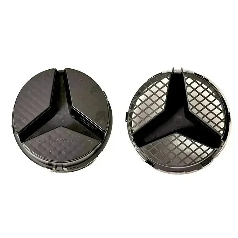 For Mercedes Benz 3D Car Grill Emblem Star Badge Front Grill Logo W204 W205 W213 X253 A B C E S CLA GLB GLC GLE GLS Accessories1