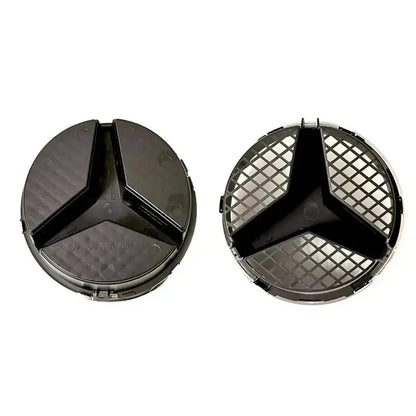 For Mercedes Benz 3D Car Grill Emblem Star Badge Front Grill Logo W204 W205 W213 X253 A B C E S CLA GLB GLC GLE GLS Accessories1