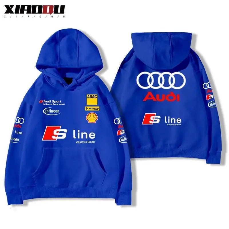 Audi Audi RS Performance Racing Peripheral Hooded Sweater Men's and Women's Tops Versatile Trendy Streetwear