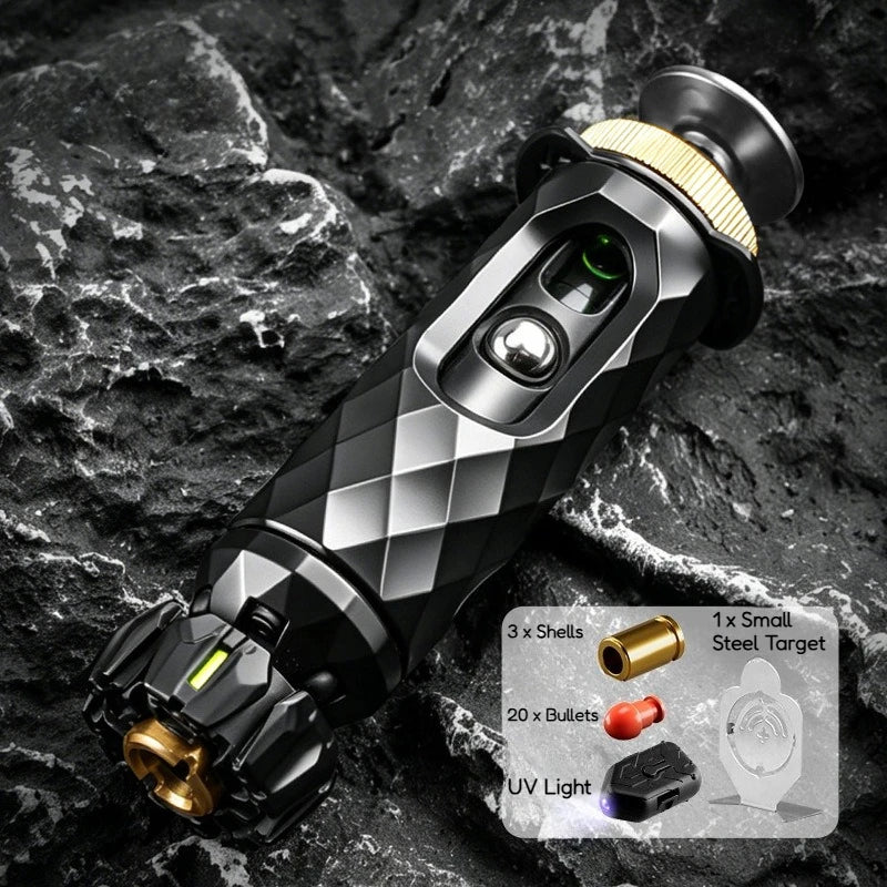 Metal Stress Relief Fidget Spinner One-Click Shell Ejection Launcher Adult Office Decompression Shooting Toy Cool Fidget Gadget
