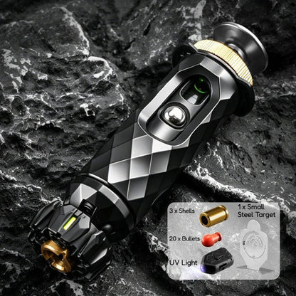 Metal Stress Relief Fidget Spinner One-Click Shell Ejection Launcher Adult Office Decompression Shooting Toy Cool Fidget Gadget