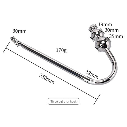 Alternative Sexual Couples Kit Metal Anal Hook Harness Necklace Bondage Handcuffs BDSM Sex Toys for Women Sadomasochism Accessor